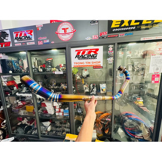Cổ titan pô tăng ttr mẩu mới 2024 gắn raider, suzuki gsx