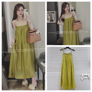 Đầm maxi cốm 2s cho nữ