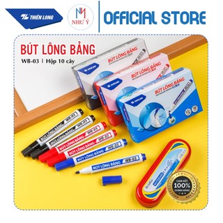 [HỘP 10 CÂY] Bút lông bảng WB03 dùng viết bảng trắng dễ dàng lau chùi