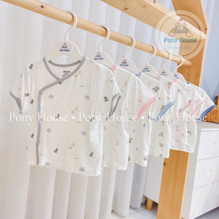 Áo Sơ Sinh Cộc Tay Avaler Sợi Tre Siêu Mềm Mát Cho Bé Trai, Bé Gái Sơ Sinh (Size Newborn đến 3-6M)