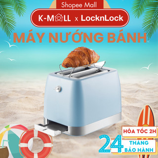Máy nướng bánh mì LocknLock 6 mức độ EJB221BLU 700W - dùng hâm nóng, nướng sandwich - K-MALL