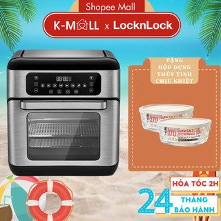 Lò nướng chân không điện tử lock&lock all-in-one air fryer oven 10l ejf291blk - k-mall