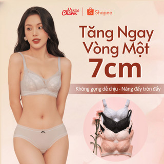 Áo lót không gọng nâng ngực Venus Charm đệm dày 3cm nâng đẩy v1 tạo khe quyến rũ 9291
