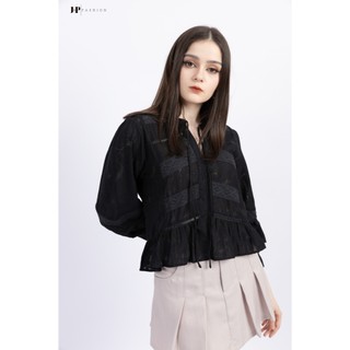 Áo Sơ Mi Baby Doll JP FASHION Chất Liệu Kate Vải Mát, Thấm Mồ Hôi, áo babydoll tay bồng dáng xòe dễ thương 10609730