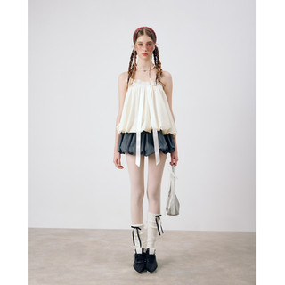 Remmus - Puffy Top | Áo cúp ngực dáng bí đính nơ women