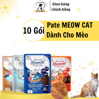 Pate mèo meowcat 70g - pate cho mèo con, mèo lớn đầy đủ dinh dưỡng