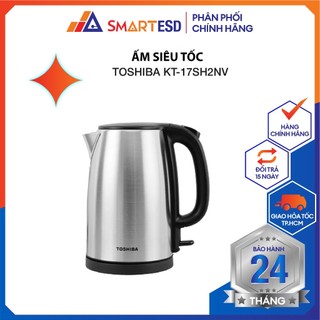 Ấm siêu tốc toshiba kt-17sh2nv 1.7l - thép không gỉ - hàng chính hãng - bảo hành 12 tháng