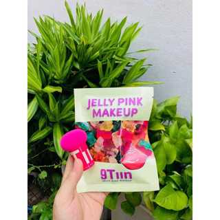 Son Jelly Pink Makeup 9Tiin thạch collagen makeup 3in1 dưỡng ẩm khử thâm môi căng bóng hồng hào