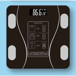 Cân điện tử haliway sạc usd kết nối bluetooth phân tích chỉ số cơ thể