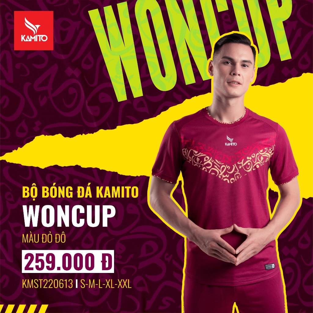 Bộ bóng đá không logo Kamito Woncup