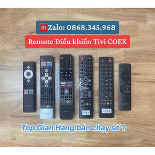 Điều khiển Tivi COEX hàng Zin cao cấp mới 100% tặng kèm pin