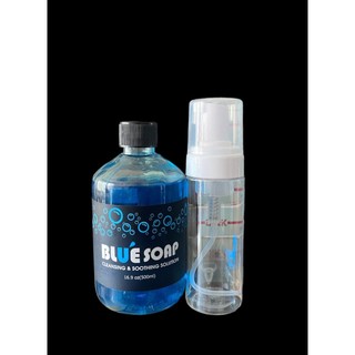 Blue Soap vệ sinh hình xăm kèm bình tạo bọt
