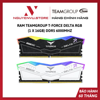 Ram DDR5 TeamGroup T-Force Delta RGB 16GB DDR5 6000Mhz - Hàng chính hãng