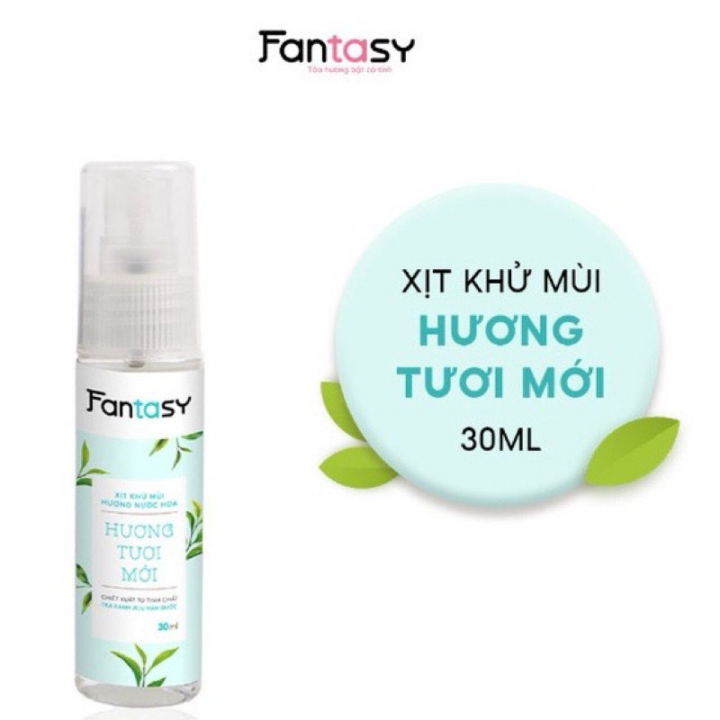 Xịt khử mùi fantasy 30ml (xịt nách hương nước hoa)