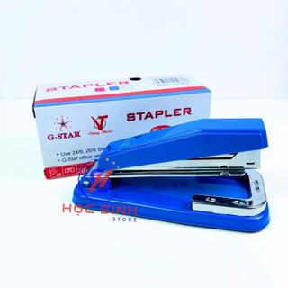Bấm kim xoay số 3 gs908 thương hiệu gstar để bàn, cầm tay linh hoạt