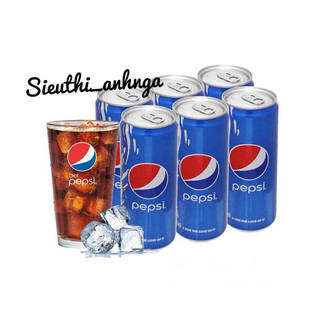 Lốc 6 Lon pessi 350ml ( Bọc chống sốc )