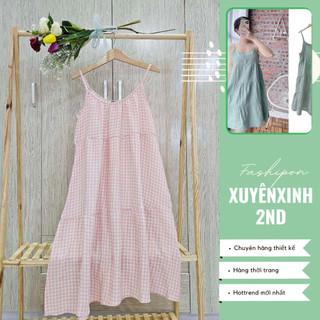 Đầm Xô 2 Dây Chất Lượng Cao, Chất Mềm Mịn
