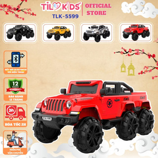 Xe oto điện trẻ em TILO KIDS TLK-5599 2 chỗ ngồi, 4 động cơ tải trọng lớn, có điều khiển từ xa, bluetooth