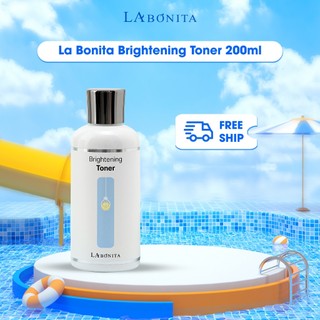 Toner Dưỡng Ẩm Và Sáng Da La Bonita Brightening Toner 200ml