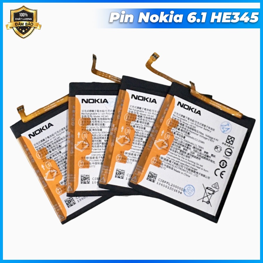 Pin Nokia 6.1 /HE345 ,mới