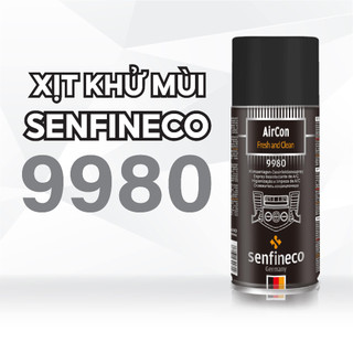 Chai Xịt Khử Mùi & Khử Trùng Không Gian Nội Thất Nhập Khẩu Từ Đức Senfineco 9980 AirCon Fresh And Clean