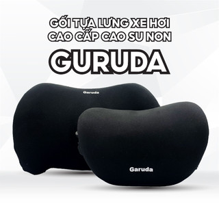 Bộ Gối Tựa Đầu Và Tựa Lưng Ô Tô Tích Hợp Massage 6 Chế Độ, Gối Tựa Cao Su Non, Giảm Đau Mỏi Cổ Vai Cột Sống