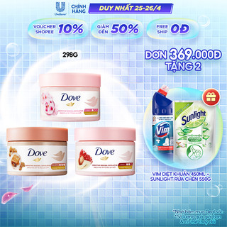 Smoothie Tẩy Da Chết Dove Chăm Da Sáng Mịn 298g 