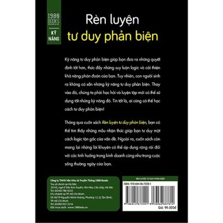 Sách - Rèn tư duy phản biện