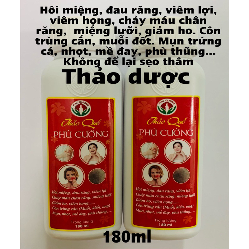 Hôi miệng, đau răng, viêm lợi, Thảo quế Phú Cường