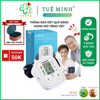 Máy đo huyết áp điện tử Fusaka FS-8E Nhật Bản, tự động thông báo kết quả bằng Tiếng Việt [ BẢN MỚI CHÍNH HÃNG]