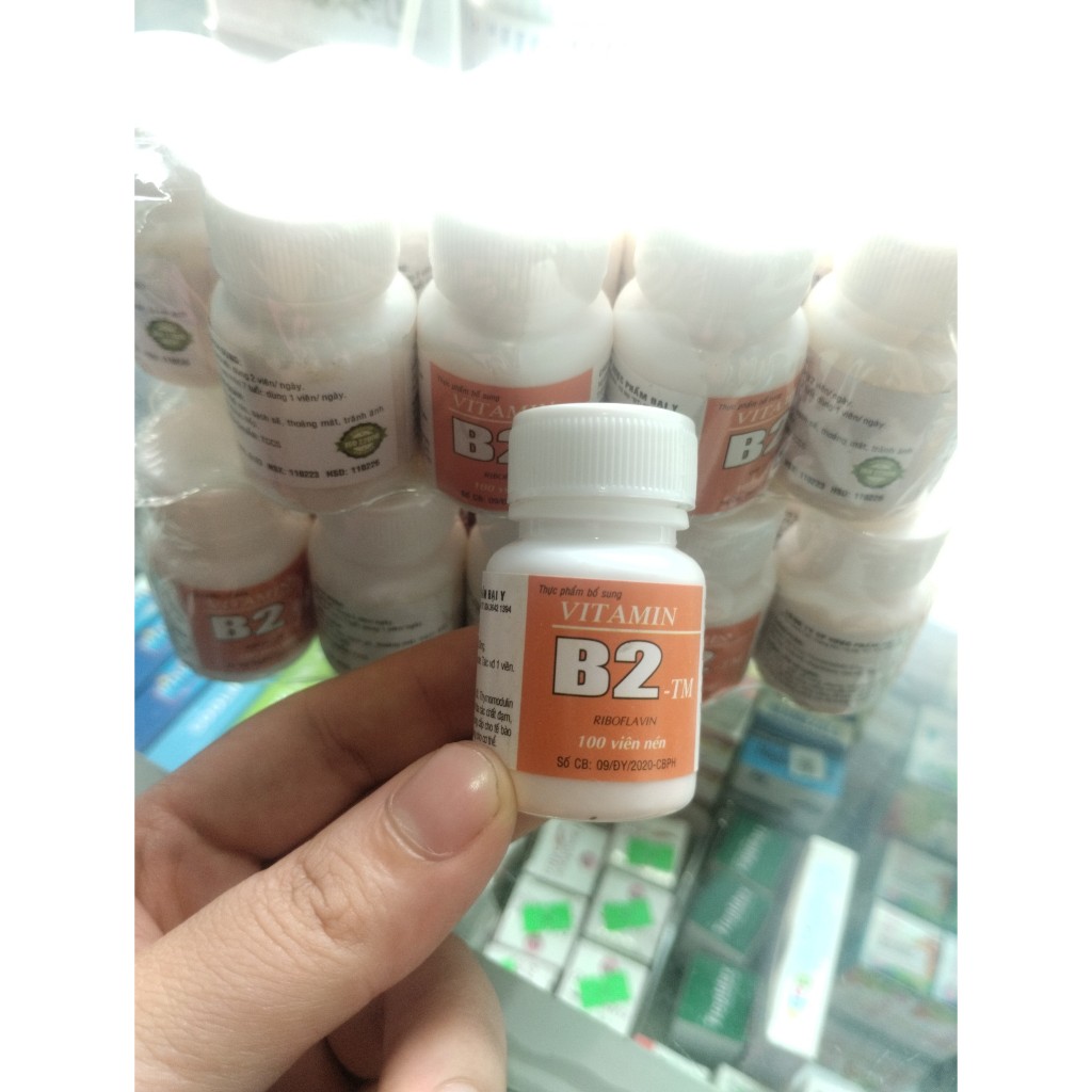 vitamin b2 lọ 100 viên
