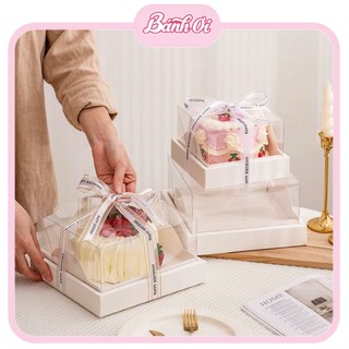 Hộp đựng bánh kem, hộp mica đựng bánh kem, hộp bánh kem trong suốt