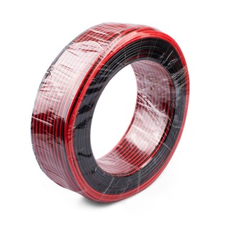Cuộn 100m dây điện đôi awg đỏ đen lõi 0.2mm