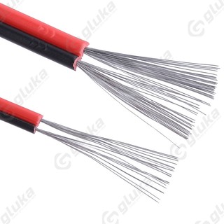 Cuộn 100m Dây Điện Đôi AWG Đỏ Đen Lõi 0.2mm