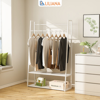 Gía treo quần áo khung sắt chống gỉ sơn tĩnh điện bền bỉ theo thời gian thương hiệu Liliana - LM122