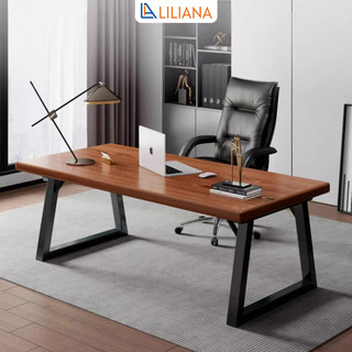 Bàn làm việc chân sắt chắc chắn thương hiệu Liliana -  LM121
