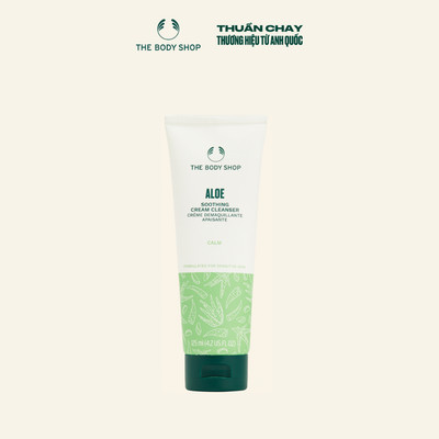 Sữa Rửa Mặt Dịu Nhẹ Lô Hội Aloe Soothing Cream 125ml The Body Shop