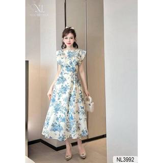  MDU3992 Váy thiết kế thanh lịch và sang trọng với chất liệu Tơ Hàn cao cấp, hàng 2 lớp có lót lụa.