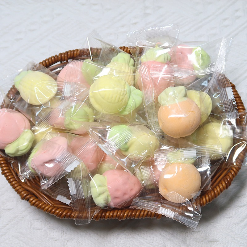 [Thơm ngon] Combo 1000g kẹo bông sữa marshmallow hình trái cây nhiều hương vị thơm ngon ăn siêu nghi