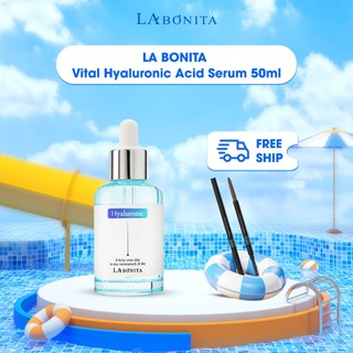  Serum HA dưỡng ẩm căng bóng & tăng độ đàn hồi - LA BONITA Vital Hyaluronic Acid Serum 50ml