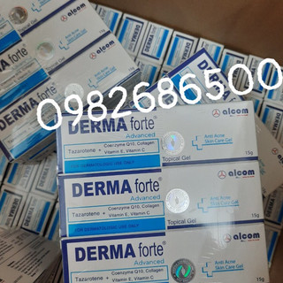 DERMA FORTE FORTE  KEM BÔI MỤN MẪU MỚI MẠNH HƠN 15G