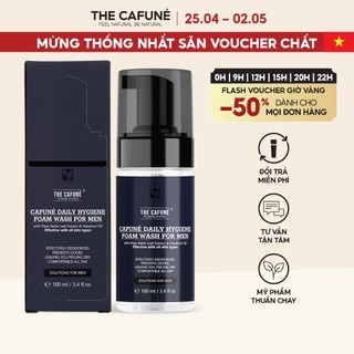 Dung Dịch Vệ Sinh Nam Giới The Cafuné dạng bọt hương thơm nam tính sạch khuẩn khử mùi tốt 100ml