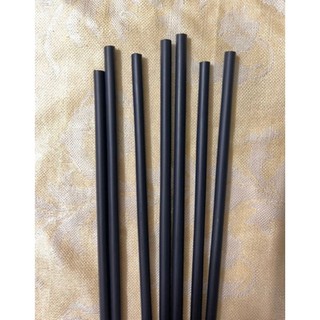 Ống hút đen phi 6 đầu bằng (500g /1 gói)