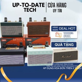 Loa Không Dây Qixi SK-2051 Kèm 2 Mic, Chuyên Hát Karaoke, Âm Thanh To Rõ, Pin Siêu Trâu - 36W