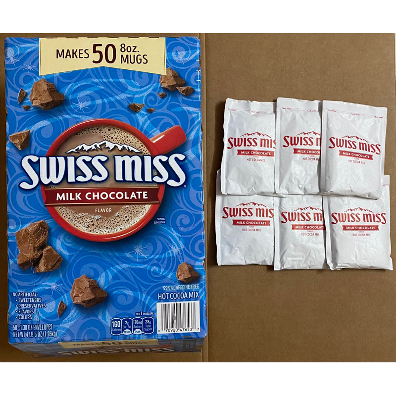 (Sp của Mỹ)[09/2027]Bột Swiss Miss Milk Chocolate (bán lẻ)
