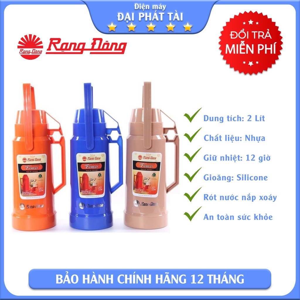 Phích nước Rạng Đông 2 Lít RD 2035 N10.E