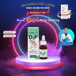55 dung dịch nhỏ giọt d3 flo buonavit d3f, bổ sung d3 và flo cho bé