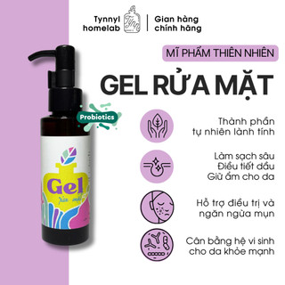 Gel Rửa Mặt Thảo Mộc Thuần Chay Làm Sạch Sâu Tynnyl An Toàn Lành Tính 100ml