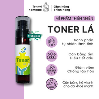 Toner Lá cấp ẩm sạch sâu, giúp kiềm dầu, Toner thuần chay phục hồi da an toàn lành tính 100ml