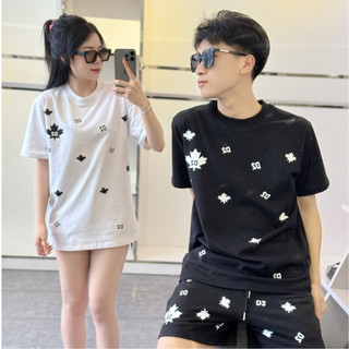  Bộ Quần Áo Dsq Cộc Tay BHQD06 Chất Liệu Cotton Thấm Hút Mồ Hôi Thời Trang Nam 